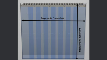 Comment dimensionner son rideau et l'installer