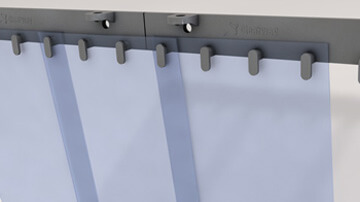 Tout savoir sur les rideaux à lanières PVC