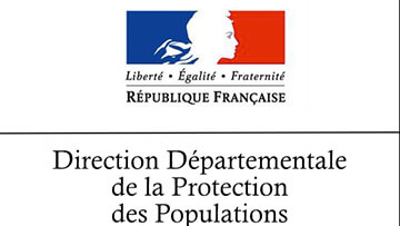 Logo Direction Départementale de la protection des population qui effectue l'inspection d'hygiène alimentaire