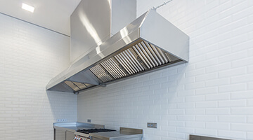Hotte de cuisine professionnelle