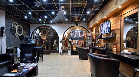 Plafond de dalles noir valable brillante