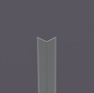 Corniere PVC 40x40 gris fonce (401)