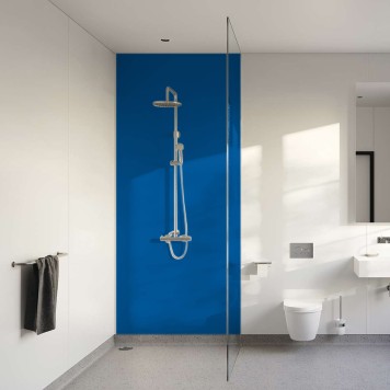 Panneau mural décoratif intérieur PVC Satiné Bleu "Ozone" Altro Whiterock Satins pour salle de bains