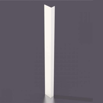 Corniere-PVC-40x20-mm - épaisseur 2 mm - Blanc 9010