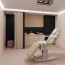 Réalisation cabinet médical avec Panneau mural décoratif intérieur PVC Satiné Noir "Dakota" Altro Whiterock Satins