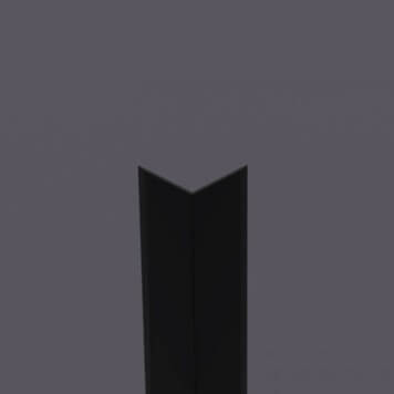 Corniere PVC 60 x 60 mm noire (587)