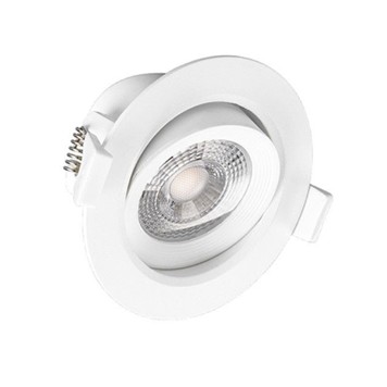 Spot LED SMD orientable blanc 5W - 380 lm - 4000 K - IP20 - diam.90