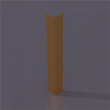 Corniere PVC 60 x 60 mm marron