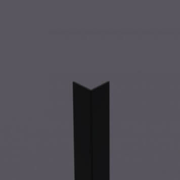 Corniere PVC 30x30 noire (502)