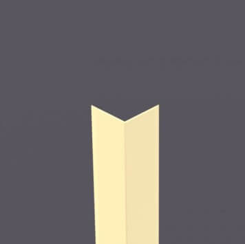 Corniere PVC 60 x 60 mm beige (583)