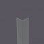 Corniere PVC 60 x 60 mm gris fonce