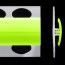 Profilé de jonction vert "key lime" brillant 2 parties pour panneaux muraux ALTRO de 2,5 mm d'épaisseur