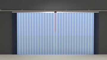 Les differents rideaux a lanieres PVC souple
