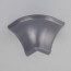 Anglerond-jonction-externes-grise-anthracite-autocollant-face-avant