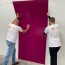 Plaque PVC pourpre 2.5 mm satinee pour renover vos murs souple