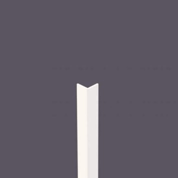 Corniere PVC 20x20  épaisseur 2,2 mm Blanc 9010