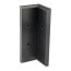 Angle interne pour lisse de protection murale PEHD noire