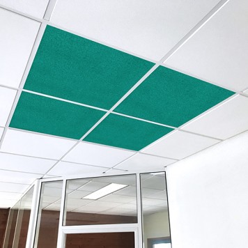 dalle acoustique vert celadon