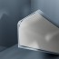 Congé d'angle interne PVC gris echo 30 mm x 30 mm en 2 parties Altro pour habillage angle panneaux muraux épaisseur 2,5 mm