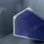 Congé d'angle interne PVC bleu nuit ocean deep 30 mm x 30 mm en 2 parties Altro pour habillage angle panneaux muraux épaisseur 2,5 mm