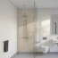 Panneau mural de douche PVC imitation chêne clair salle de bain