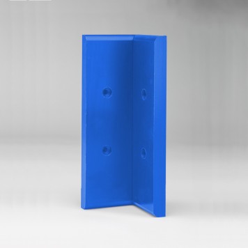 Angle interne pour plinthe Polyéthylène bleue
