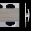 Profilé de jonction Cool Woodgrain 2 parties pour panneaux muraux ALTRO de 2,5 mm d'épaisseur
