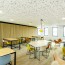 dalle faux plafond ombelle ardoise cantine