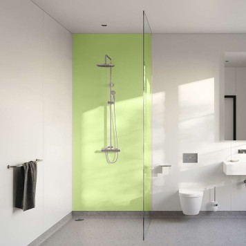 Panneau mural décoratif intérieur PVC Satiné Vert "Orchard" Altro Whiterock Satins pour salle de bains