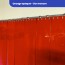 Rideau standard orange opaque sur mesure 2