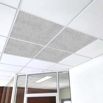 dalle acoustique gris argent silver