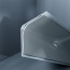 Congé d'angle interne PVC gris distant thunder 30 mm x 30 mm en 2 parties Altro pour habillage angle panneaux muraux épaisseur 2,5 mm