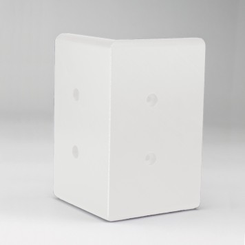Angle externe pour Plinthe Polyéthylène blanche