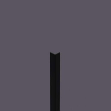 Corniere PVC 15 x 15 mm épaisseur 2,2 mm Noire