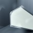 Congé d'angle interne PVC blanc vert seafoam 30 mm x 30 mm en 2 parties Altro pour habillage angle panneaux muraux épaisseur 2,5 mm
