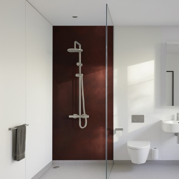 Panneau mural pour douche PVC imitation Béton Poli / Calcaire