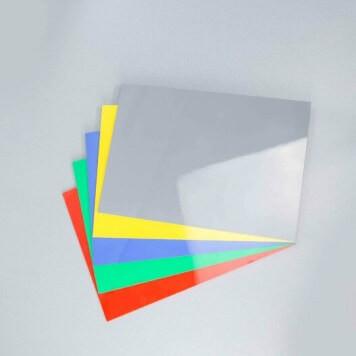 Plaque PVC couleurs 3 mm rigide et brillante 