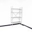 Rayonnage alimentaire aluminium anodisé -Base- Hauteur 2090mm