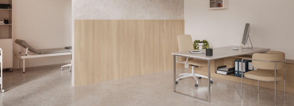 Cabinet santé couleur bois