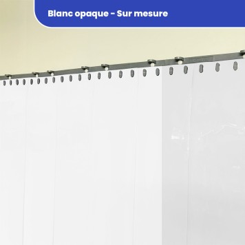 Rideau opaque blanc sur mesure 2