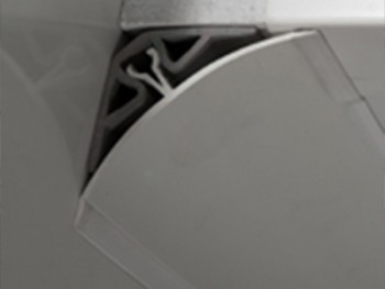 congé d'angle pvc blanc