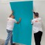 Plaque PVC bleu paon 2.5 mm satinee pour renover vos murs souple