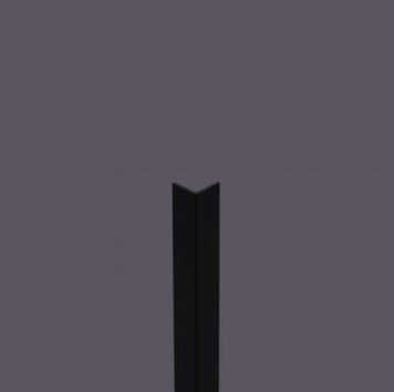 Corniere PVC 20x20 noire