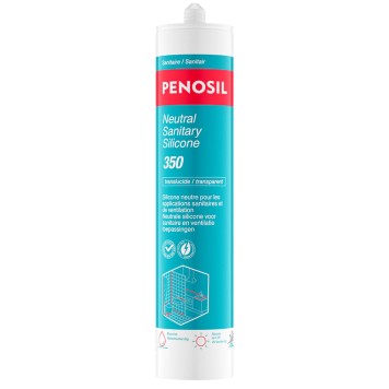 Mastic silicone fongicide neutre transparent  - cartouche de 350ml