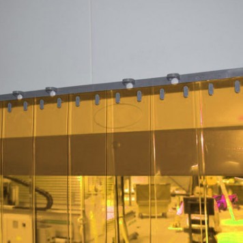 Rideau standard anti insecte transparent recouvrement 100%