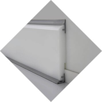 Plinthe Polyéthylène à joints sur mesure