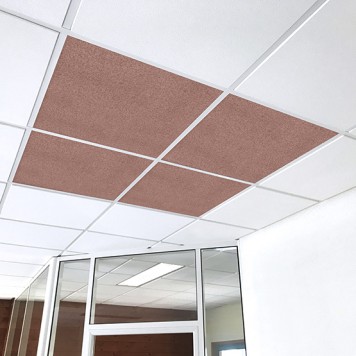 dalle acoustique bronze cuivre
