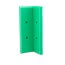Angle interne pour lisse de protection murale Polyéthylène verte