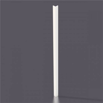 Cornière PVC 15 x 15 mm - épaisseur 2,2 mm - Blanc 9010