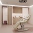 Réalisation cabinet médical avec Panneau mural décoratif intérieur PVC Satiné Beige "Blossom" Altro Whiterock Satins